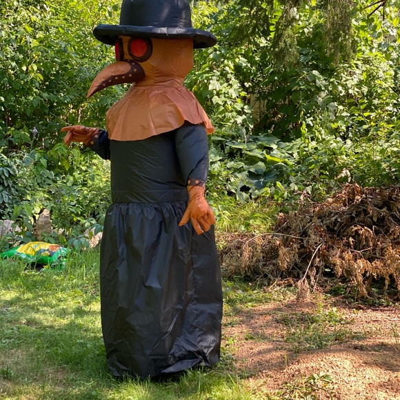 Plague doctor inflatable comedy Halloween costume - Picture 5 of 13